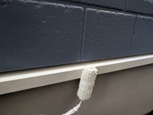 水切り 上塗り2回め