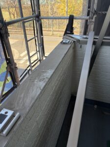 バルコニー 笠木 工事