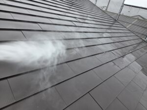 屋根 ガルバリウム鋼板 洗浄